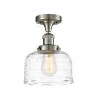 Innovations Lighting 517-1CH-SN-G713 - Bell - 1 Light - 8 inch - Brushed Satin Nickel - Semi-Flush Mount