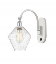 Innovations Lighting 518-1W-WPC-G654-8 - Cindyrella - 1 Light - 8 inch - White Polished Chrome - Sconce