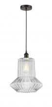 Innovations Lighting 616-1P-OB-G212-LED - Springwater - 1 Light - 12 inch - Oil Rubbed Bronze - Cord hung - Mini Pendant