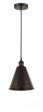 Innovations Lighting 616-1P-OB-MBC-8-OB-LED - Berkshire - 1 Light - 8 inch - Oil Rubbed Bronze - Cord hung - Mini Pendant