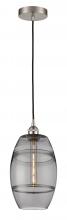 Innovations Lighting 616-1P-SN-G557-8SM - Vaz - 1 Light - 8 inch - Brushed Satin Nickel - Cord hung - Mini Pendant