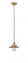 Innovations Lighting 616-1PH-BB-M4-BB - Edison - 1 Light - 8 inch - Brushed Brass - Mini Pendant