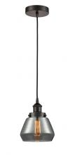 Innovations Lighting 616-1PH-OB-G173-LED - Fulton - 1 Light - 7 inch - Oil Rubbed Bronze - Cord hung - Mini Pendant