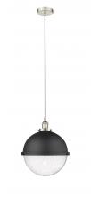 Innovations Lighting 616-1PH-PN-HFS-124-BK - Edison - 1 Light - 13 inch - Polished Nickel - Mini Pendant