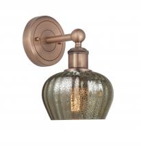 Innovations Lighting 616-1W-AC-G96 - Fenton - 1 Light - 7 inch - Antique Copper - Sconce