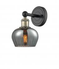 Innovations Lighting 616-1W-BAB-G93 - Fenton - 1 Light - 7 inch - Black Antique Brass - Sconce