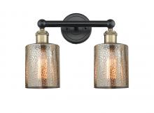 Innovations Lighting 616-2W-BAB-G116 - Cobbleskill - 2 Light - 14 inch - Black Antique Brass - Bath Vanity Light