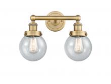 Innovations Lighting 616-2W-BB-G204-6 - Beacon - 2 Light - 15 inch - Brushed Brass - Bath Vanity Light