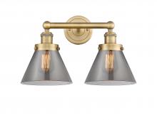 Innovations Lighting 616-2W-BB-G43 - Cone - 2 Light - 17 inch - Brushed Brass - Bath Vanity Light