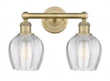 Innovations Lighting 616-2W-BB-G462-6 - Norfolk - 2 Light - 15 inch - Brushed Brass - Bath Vanity Light