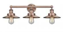 Innovations Lighting 616-3W-AC-M3-AC - Edison - 3 Light - 26 inch - Antique Copper - Bath Vanity Light