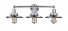 Innovations Lighting 616-3W-PC-M7-PC - Edison - 3 Light - 26 inch - Polished Chrome - Bath Vanity Light