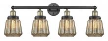 Innovations Lighting 616-4W-BAB-G146 - Chatham - 4 Light - 34 inch - Black Antique Brass - Bath Vanity Light