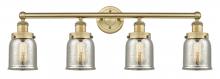 Innovations Lighting 616-4W-BB-G58 - Bell - 4 Light - 32 inch - Brushed Brass - Bath Vanity Light