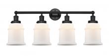 Innovations Lighting 616-4W-BK-G181 - Canton - 4 Light - 33 inch - Matte Black - Bath Vanity Light