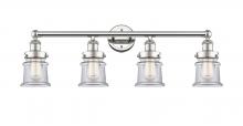 Innovations Lighting 616-4W-PN-G182S - Canton - 4 Light - 32 inch - Polished Nickel - Bath Vanity Light