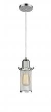 Innovations Lighting 900-1P-PC-CE219-PC-LED - Quincy Hall - 1 Light - 5 inch - Polished Chrome - Cord hung - Mini Pendant