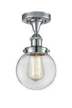 Innovations Lighting 916-1C-PC-G202-6-LED - Beacon - 1 Light - 6 inch - Polished Chrome - Semi-Flush Mount