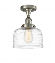 Innovations Lighting 916-1C-SN-G713-LED - Bell - 1 Light - 8 inch - Brushed Satin Nickel - Semi-Flush Mount