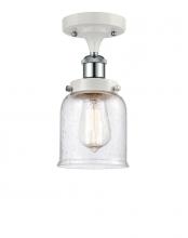 Innovations Lighting 916-1C-WPC-G54 - Bell - 1 Light - 5 inch - White Polished Chrome - Semi-Flush Mount