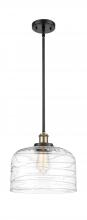 Innovations Lighting 916-1S-BAB-G713-L-LED - Bell - 1 Light - 12 inch - Black Antique Brass - Mini Pendant
