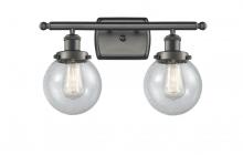 Innovations Lighting 916-2W-OB-G204-6-LED - Beacon - 2 Light - 16 inch - Oil Rubbed Bronze - Bath Vanity Light