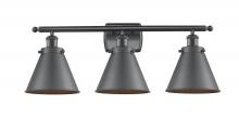 Innovations Lighting 916-3W-BK-M13-LED - Appalachian - 3 Light - 26 inch - Matte Black - Bath Vanity Light