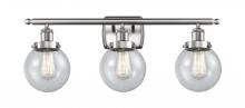 Innovations Lighting 916-3W-SN-G204-6-LED - Beacon - 3 Light - 26 inch - Brushed Satin Nickel - Bath Vanity Light