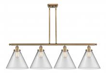 Innovations Lighting 916-4I-BB-G42-L-LED - Cone - 4 Light - 48 inch - Brushed Brass - Stem Hung - Island Light