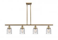 Innovations Lighting 916-4I-BB-G54 - Bell - 4 Light - 48 inch - Brushed Brass - Stem Hung - Island Light