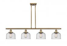 Innovations Lighting 916-4I-BB-G74-LED - Bell - 4 Light - 48 inch - Brushed Brass - Stem Hung - Island Light