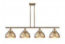 Innovations Lighting 916-4I-BB-MFD-10-BB-LED - Derby - 4 Light - 48 inch - Brushed Brass - Stem Hung - Island Light