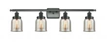 Innovations Lighting 916-4W-BK-G58-LED - Bell - 4 Light - 36 inch - Matte Black - Bath Vanity Light