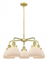 Innovations Lighting 916-5CR-SG-G171 - Fulton - 5 Light - 26 inch - Satin Gold - Chandelier