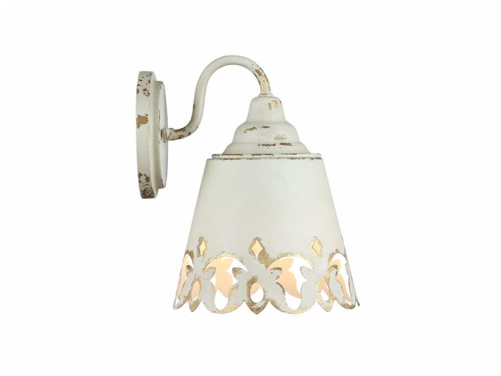 Eloise 1-Light Vanity Light in Antique Ivory