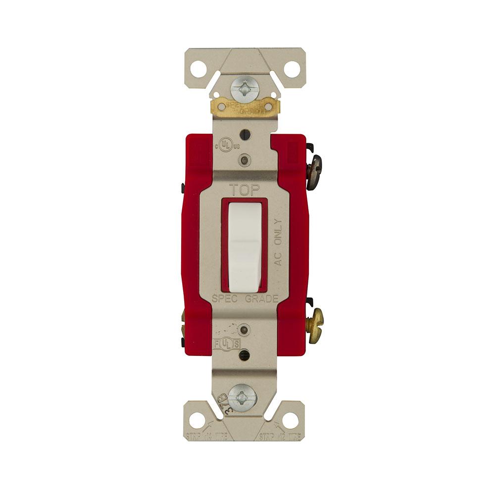 SW Tog 4W 20A 120/277V AGrd NAF B&S WH