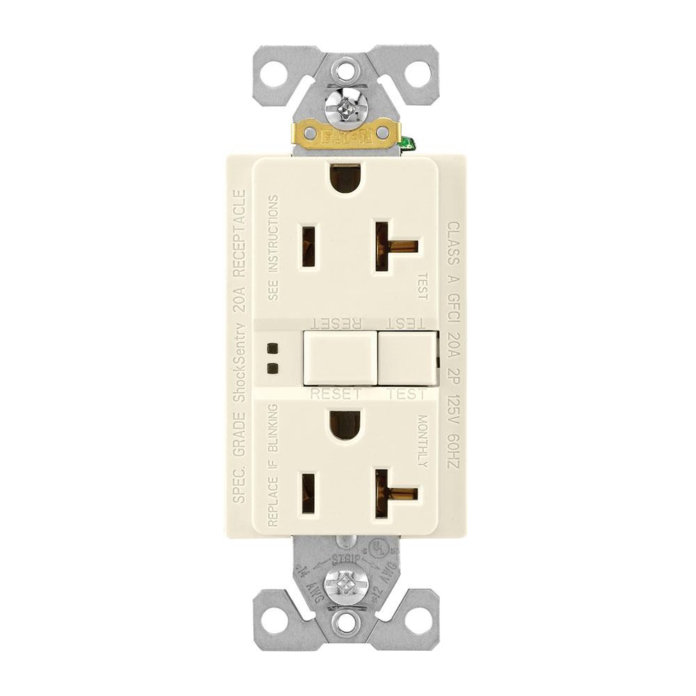GFCI Self Test Duplex 20A 125V LA