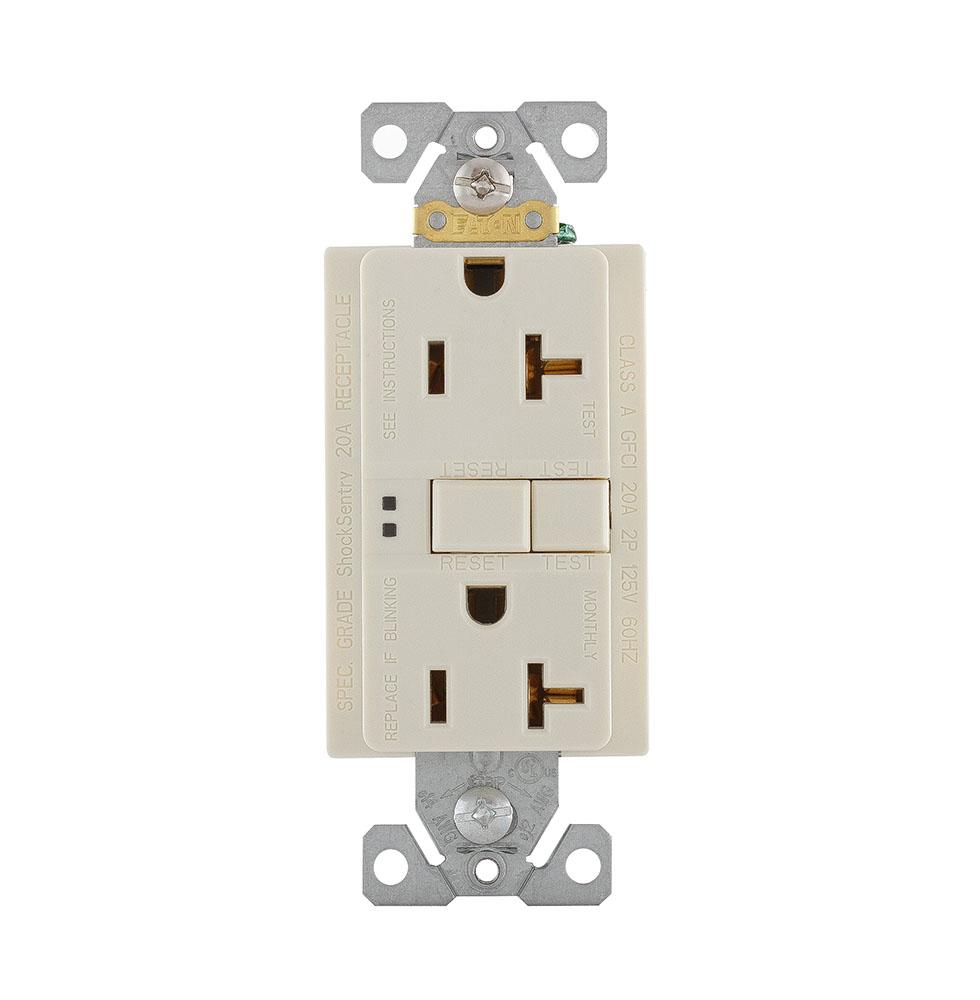 GFCI Self Test Duplex 20A 125V AL