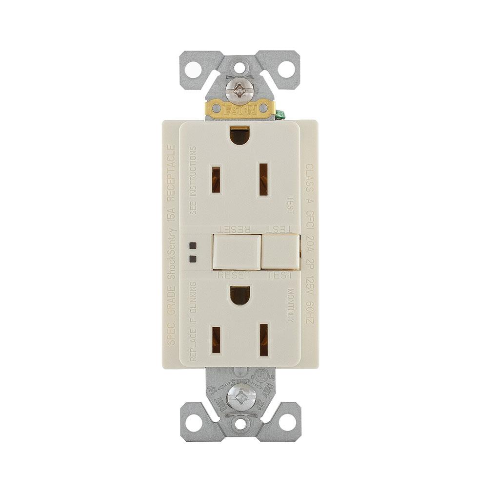 GFCI ST Duplex 15A125V 3PK NoWlplt AL