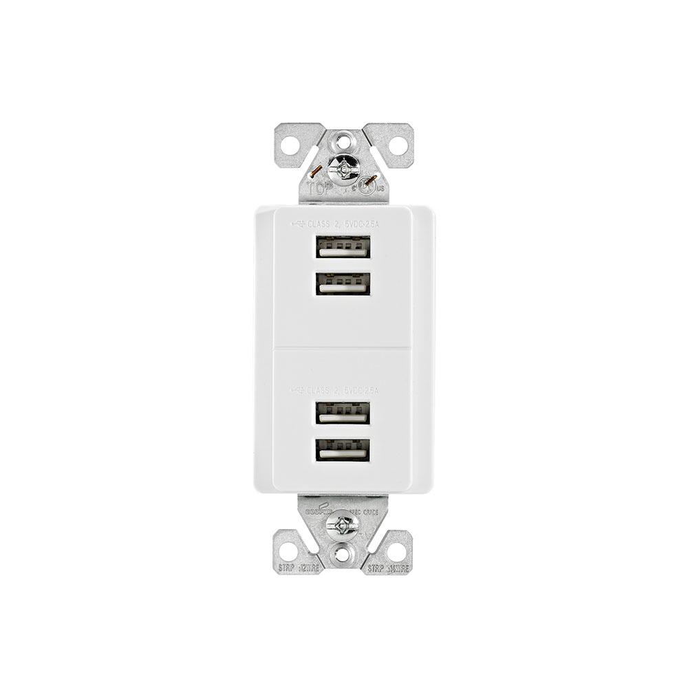 USB Charging Station, 5V DC 50.A, WH