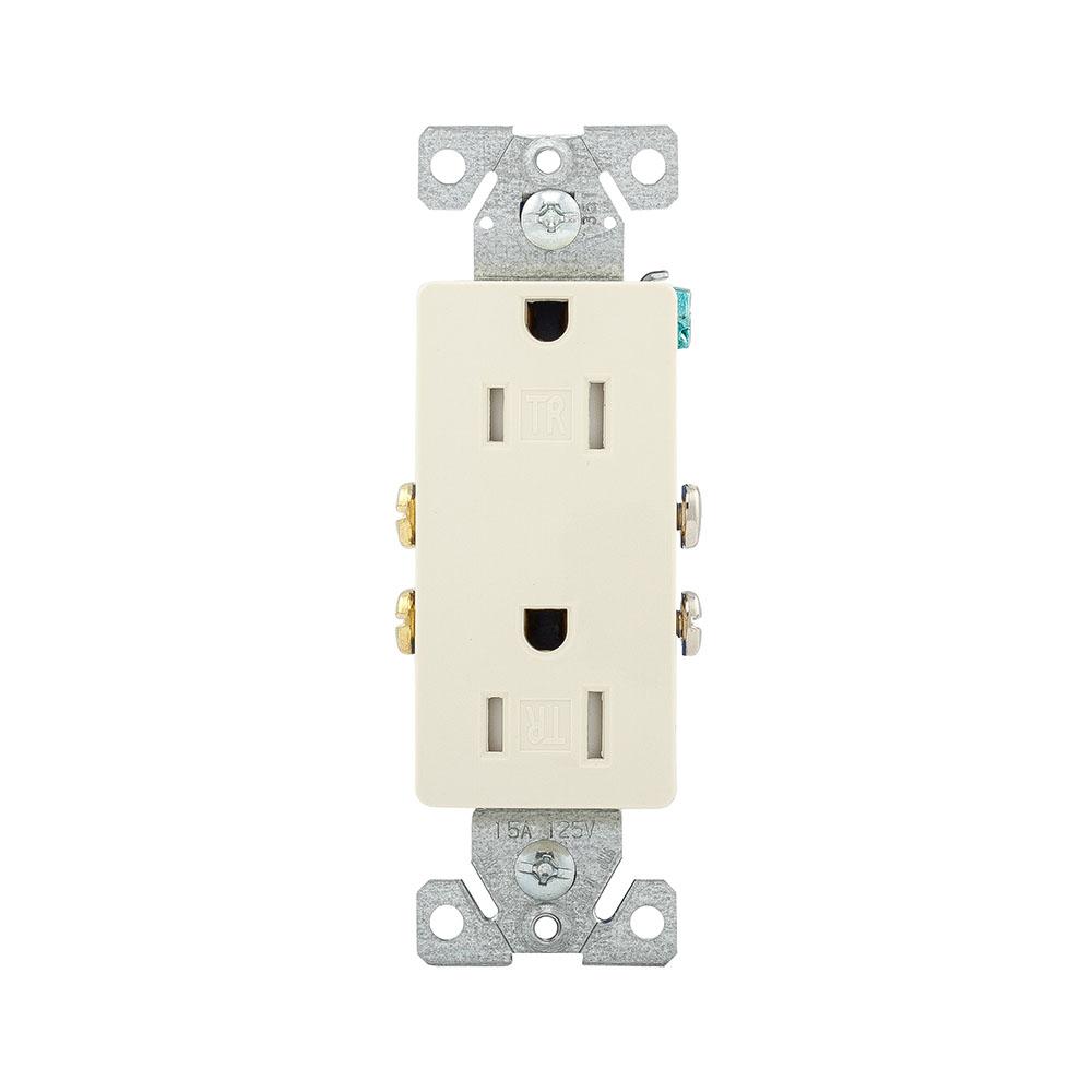 Recp TR Deco Duplex 15A 125V 2P3W AL