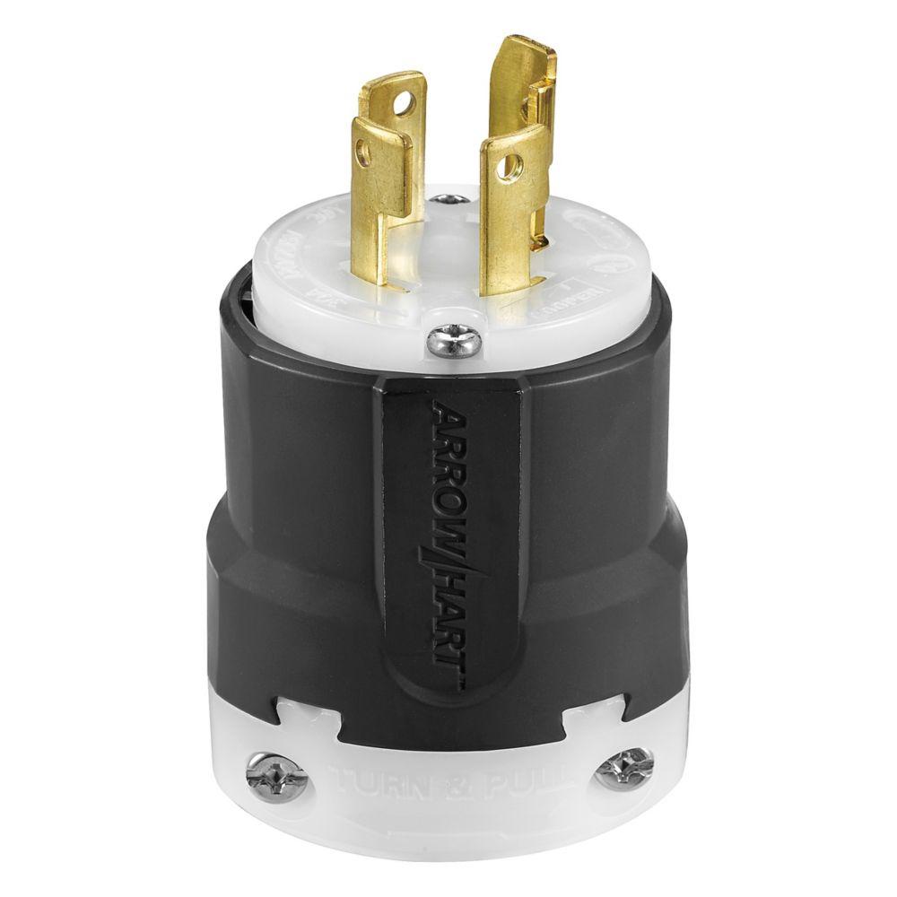 Plug 30A 120/208V 3PH 4P4W H/L BW