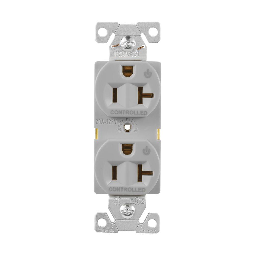 Rec ConGd 20A125V2P3W ControlDual GN