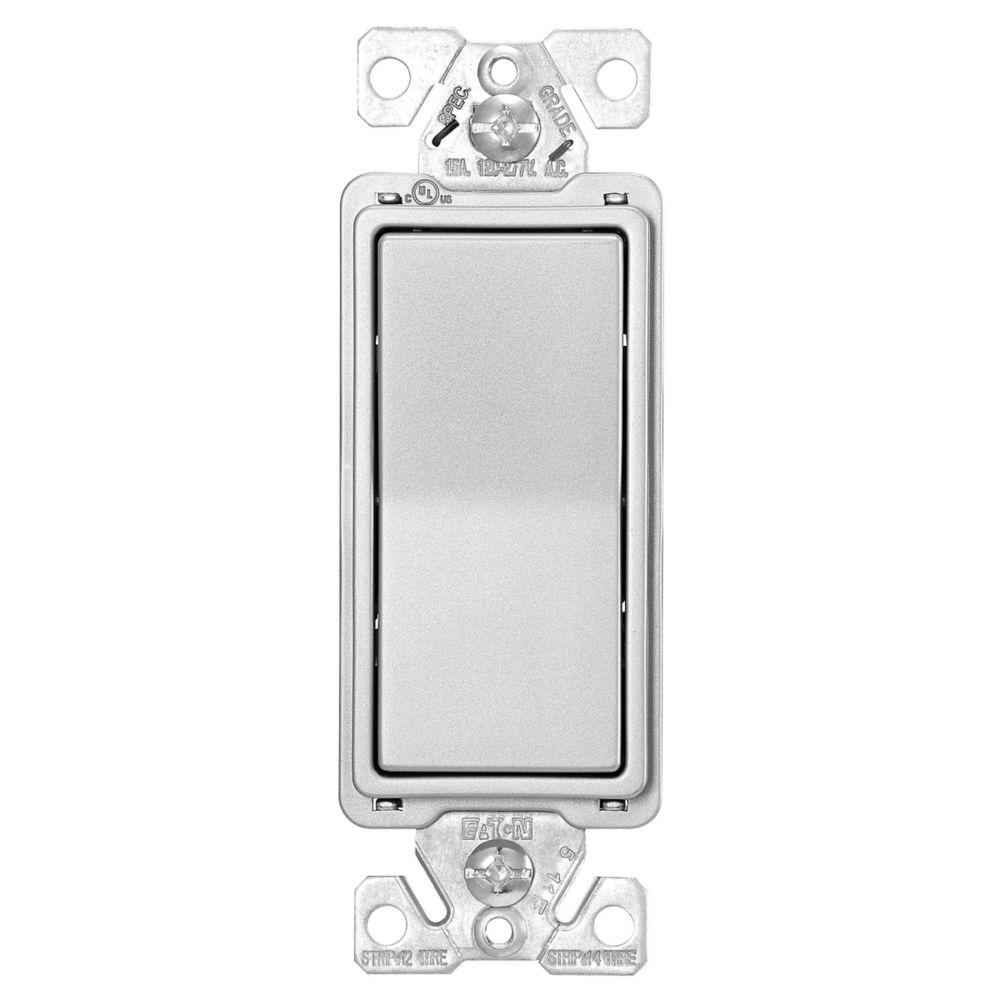 Switch Decorator 4Way 15A 120/277V WH