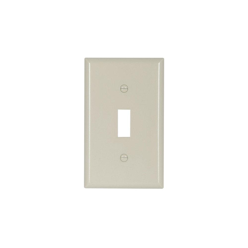 WALLPLATE 1G TOGGLE THERMOSET STD LA