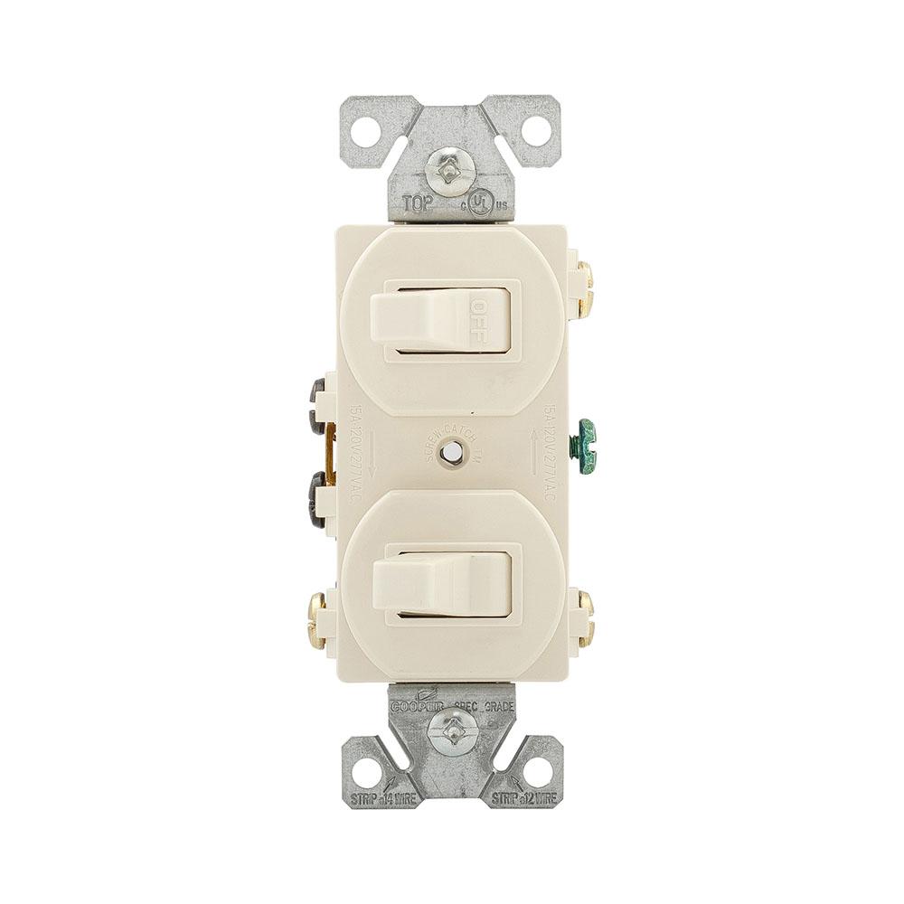 Switch Duplex Comb SP/3Way 15A 120V LA