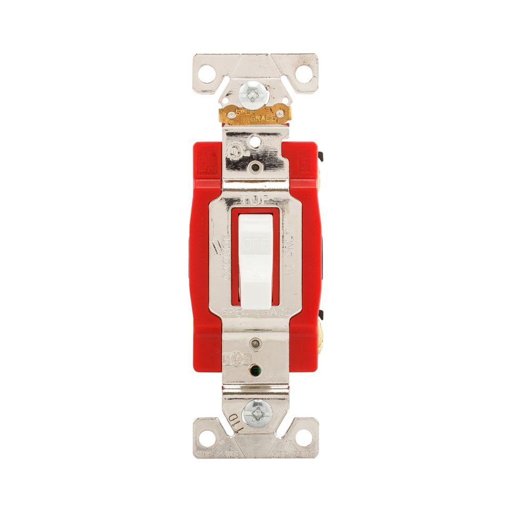SW Tog SP 20A 120/277V AGrd NAFTA B&S WH