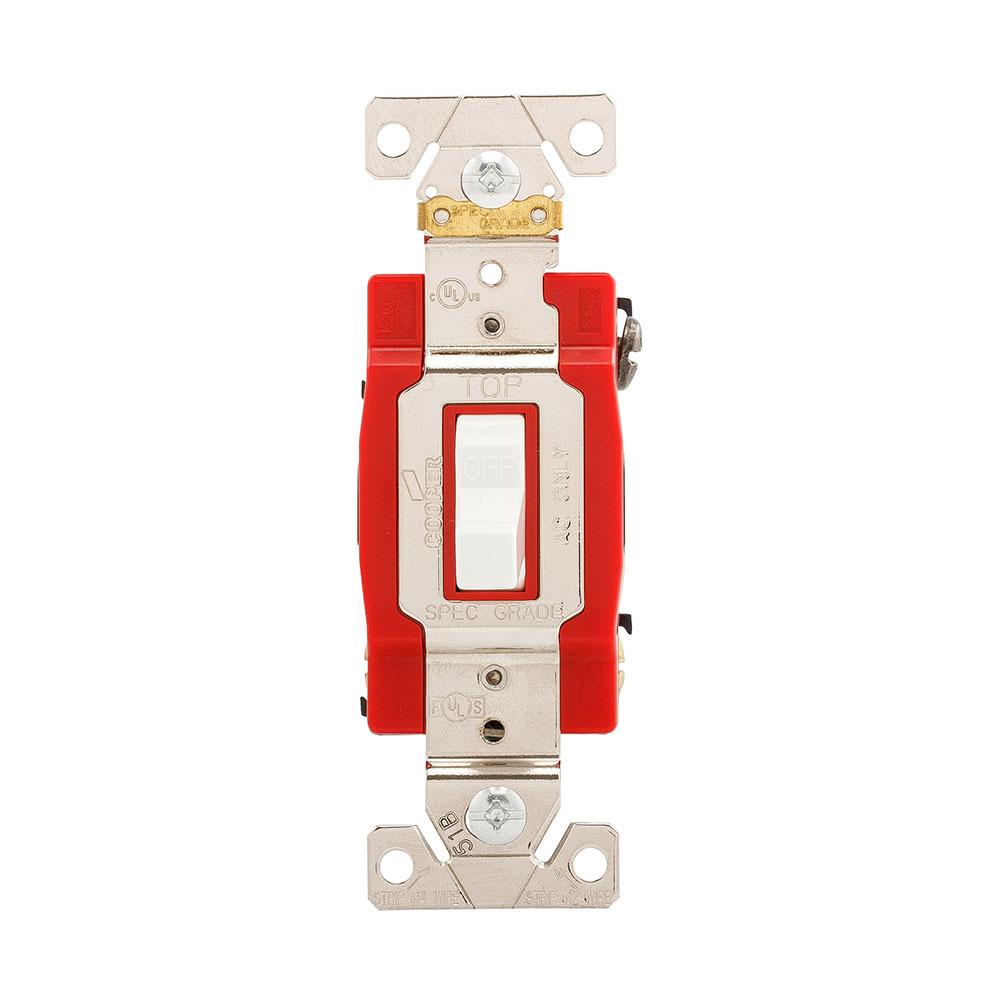 SW Tog DP 20A 120/277V AGrd NAFTA B&S WH