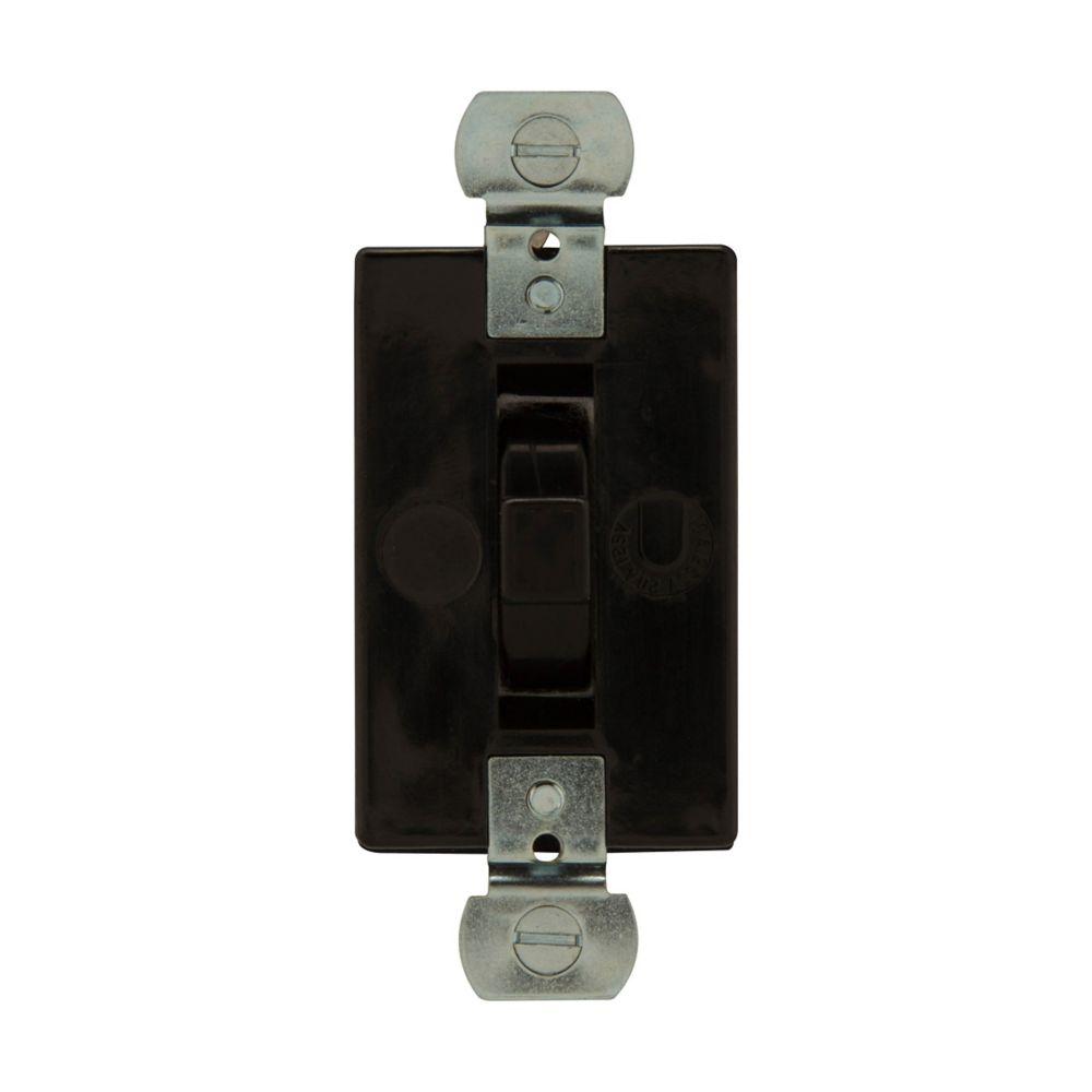 ManCont 3Pos DPDT 10/20A250/125V Main BK