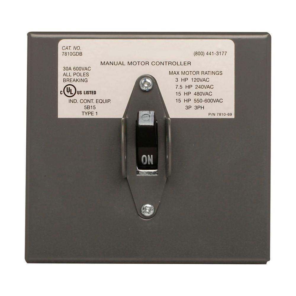 AH7810UD W/Type 1 - 2Gang Enclosure GY